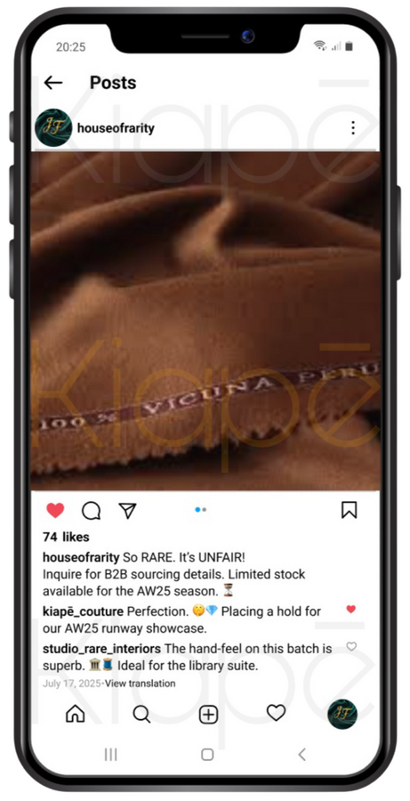 Convert High-Margin Textile Atelier by KIAPĒ